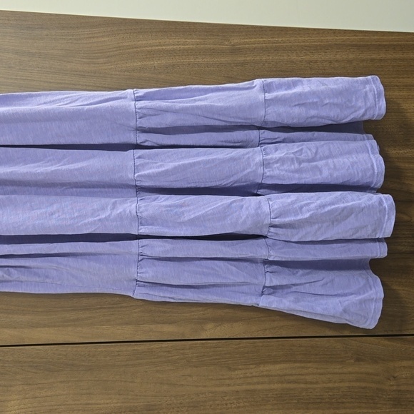 Anthropologie Sundry Tiered Mini Dress Periwinkle Violet - Size 1 (small) - Picture 5 of 14